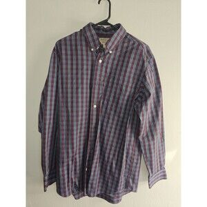 Duluth Trading Wrinkle Fighter Long Sleeve Button Down Shirt Men's Medium